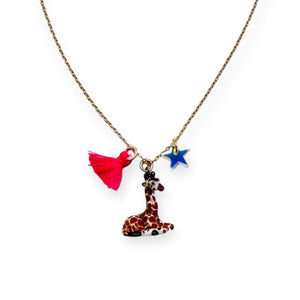 Sadie's Moon Critters Necklace ~ Ginny Giraffe