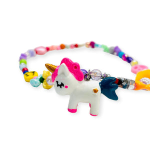 Sadie's Moon Be Happy Necklace ~ Unicorn