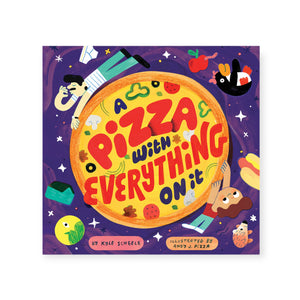 A Pizza With Everything On It