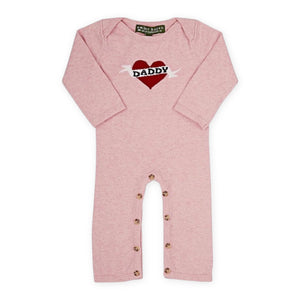 Amber Hagen Daddy Tattoo Knit Romper ~ Pink