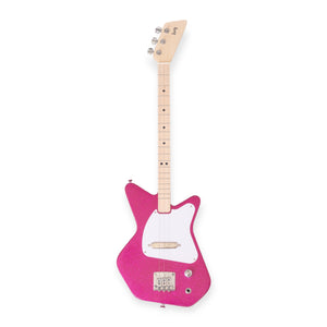 Loog Pro Electric Sparkle Guitar ~ Magenta