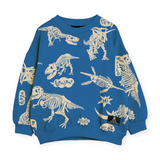 Rock Your Kid Hello Dino Sweatshirt & Sweatpants Set ~ Blue