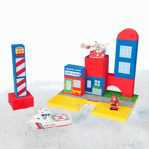 BathBlocks Floating Coast Guard Bath Toy