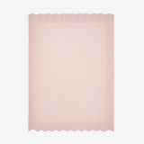 Elegant Pointelle Knit Baby Blanket ~ Pink