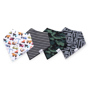 Copper Pearl Bandana Bib Set ~ Diesel