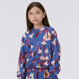 Molo Marge Printed Sweatshirt 7-12 ~ Angels Trumpets