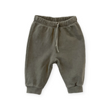 Play Up Baby Fleece Zip Hoodie & Sweatpants Set ~ Washed Charcoal