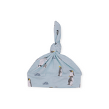 Angel Dear Knotted Hat ~ Penguins/Blue