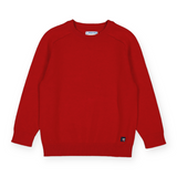 Mayoral Boys Basic Knit Crewneck Sweater ~ Red