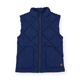 Mayoral Boys Diamond Quilted Vest ~ Ink