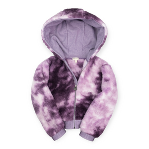 Appaman Girls Nova Fuzzy Zip Hoodie 7-12 ~ Lavender