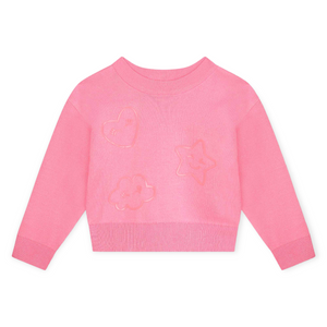 Billieblush Glittered Knit Pullover & Joggers Set ~ Pink