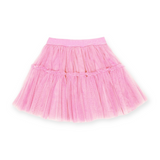 Rock Your Kid Tulle Frill Fairy Girl Tee & Tulle Skirt Set ~ Rose