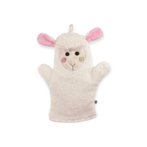 Zoocchini Terry Bath Mitt ~ Lola Lamb