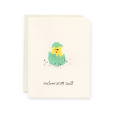 Flaunt Baby Card ~ Welcome To The World Chick Hatching