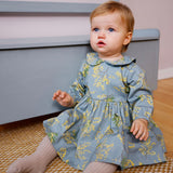 Molo Baby Colleta Printed Dress ~ Mimosa Blue