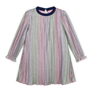 Billieblush Metallic Pleated Dress ~ Multi
