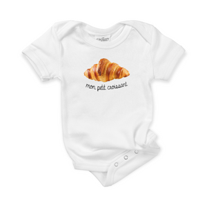 Spunky Stork Mon Petit Croissant Onesie