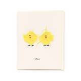 Flaunt Baby Card ~ Twins Two Yellow Chicks