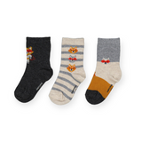 Mayoral Raccoon Socks 3 Pack ~ Blackboard