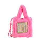 Billieblush Hey! Faux Fur Bag ~ Pink