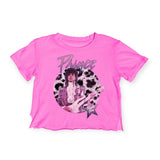 Rowdy Sprout Baby Prince Not Quite Crop s/s Tee ~ Electric Pink