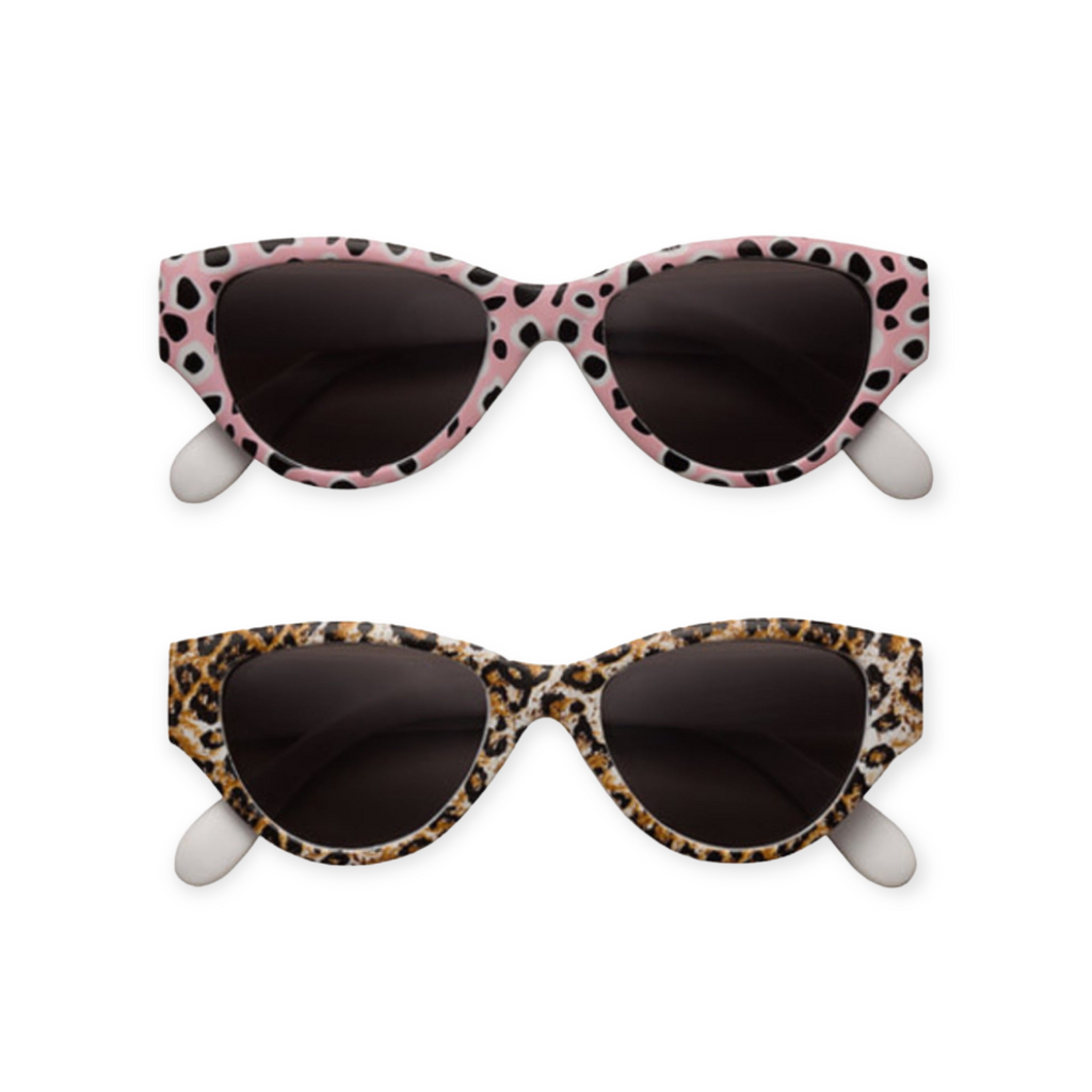 Teeny Tiny Optics Mila Animal Print Baby Sunglasses