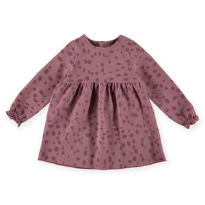 Babyclic Girls Printed Dress ~ Grape