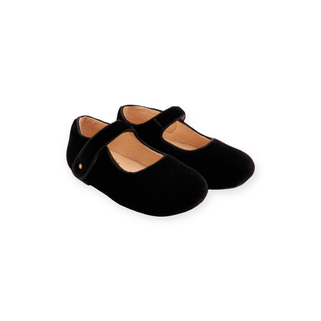 Old Soles Lady Jane Maryjane Black Velvet Born Yesterday