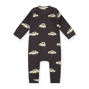 Babyface Baby Printed Snap Romper ~ Cars/Concrete
