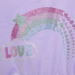 Billieblush Velvet Hooded Dress w/ Drawstring Waist ~ Lilac