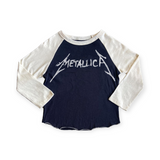 Rowdy Sprout Baby Metallica l/s Raglan Tee ~ Off Black/Cream