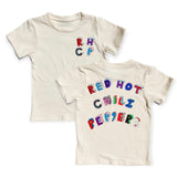 Rowdy Sprout Red Hot Chili Peppers s/s Tee ~ Dirty White