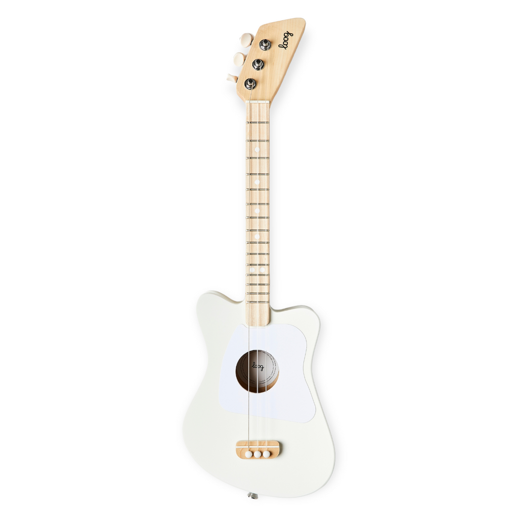 Loog Mini Acoustic Guitar ~ White