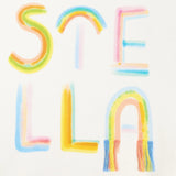 Stella McCartney Girls Stella Rainbow Sweatshirt 7-12 ~ White