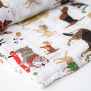 Little Unicorn Cotton Muslin Swaddle ~ Woof