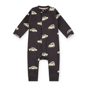 Babyface Baby Printed Snap Romper ~ Cars/Concrete