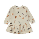 Molo Baby Calypso Sweatshirt Dress ~ Jumping Bunnies