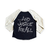 Rowdy Sprout Baby Metallica l/s Raglan Tee ~ Off Black/Cream