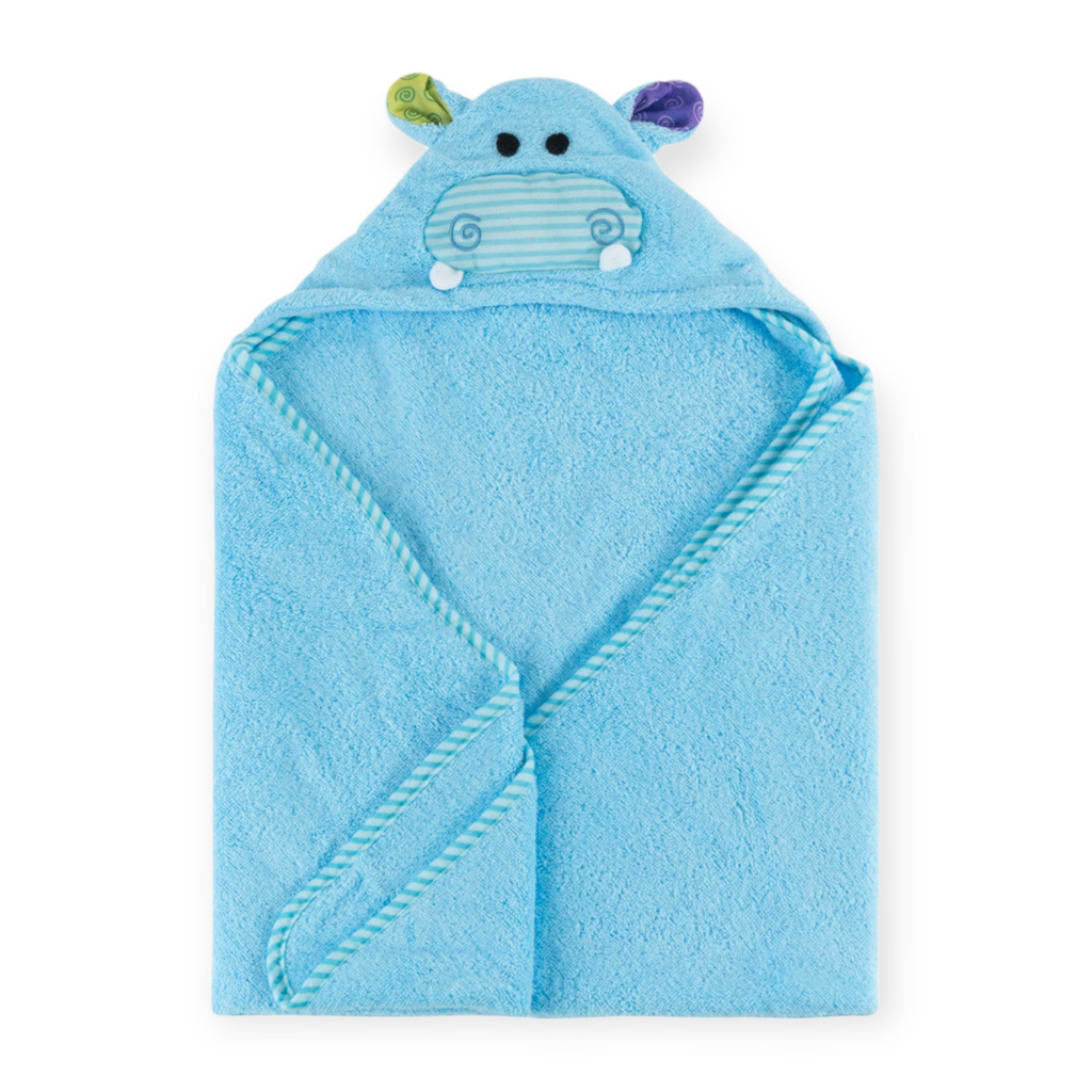 Zoocchini Hooded Towel ~ Hippo