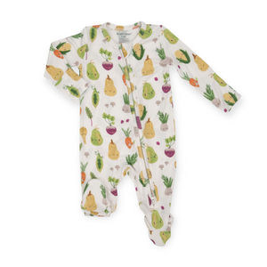 Angel Dear 2 Way Zipper Footie ~ Baby Vegetables