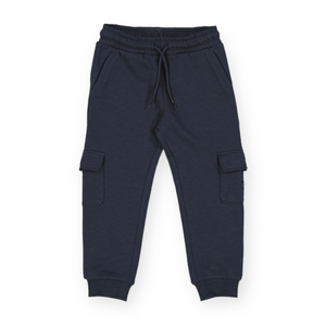Mayoral Boys Cargo Sweatpants ~ Deep Blue