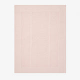 Elegant Baby Garter Knit Blanket ~ Pink