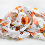 Little Unicorn Cotton Muslin Swaddle ~ Georgia Peach