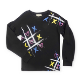 Appaman Girls Sofia Top & Printed Leggings Set ~ Tic Tac Toe