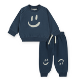 Molo Baby Disc Sweatshirt & Simeon Sweatpants Set ~ Twilight