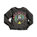 Rowdy Sprout Baby Bob Dylan l/s Tee ~ Vintage Black