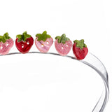 Lilies & Roses Pearlized Multi Strawberry Headband