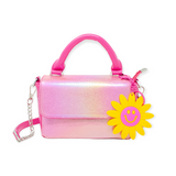 Tiny Treats Shiny Shiny Baguette Handbag w/ Flower Charm