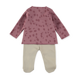 Babyclic Printed Kimono Top & Pants Set ~ Grape